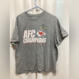 Nike Gray AFC Kansas City Champions Tee